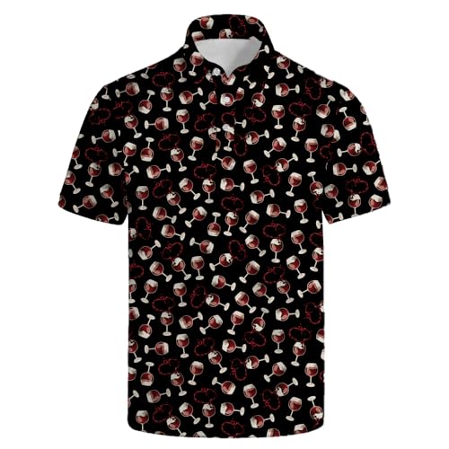 Men's Polo Shirts Short Sleeve Golf Polo Shirts Collared Tennis T-Shirt Golf Shirts for Men