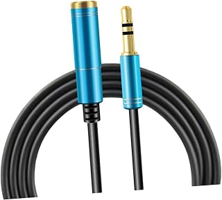 CHICAMPERA 3Piezas Cable de Extensión Aux Macho de Material Tpe Duradero de Sonido Superior para Compatible con Teléfonos Computadoras y Altavoces