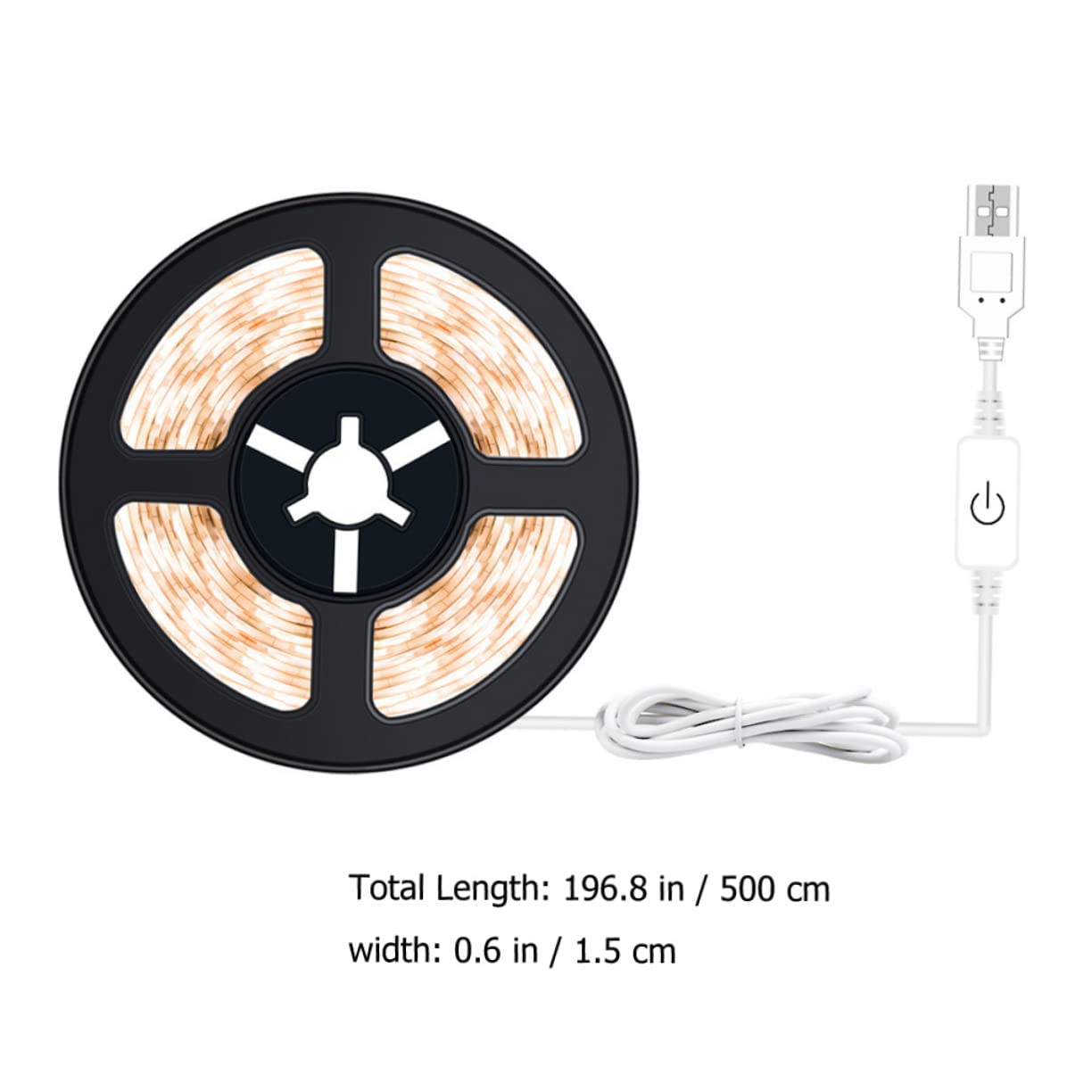 American Lighting STL-COB-CW-100 100 ft. 5000K IP54 Reel Standard Grade COB Tape Light - 1.96 in. Cut Increment - 2.19W per ft. - White