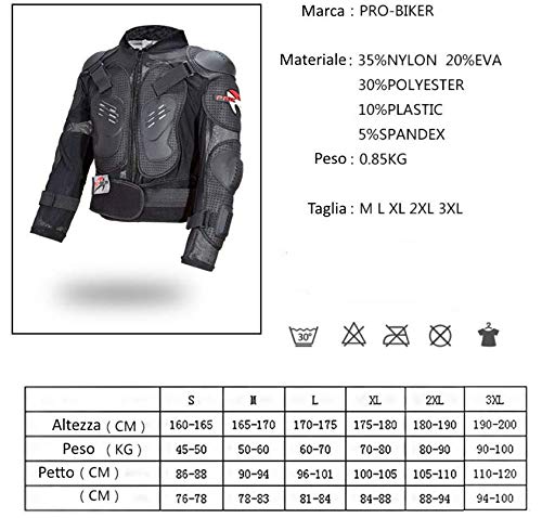 Moto Motocross Full Body Protect Armor Giacca Da Moto Resistente Agli Urti Armatura Equazione Viaggiare Protezione Del Corpo Da Uomo - Foto 14