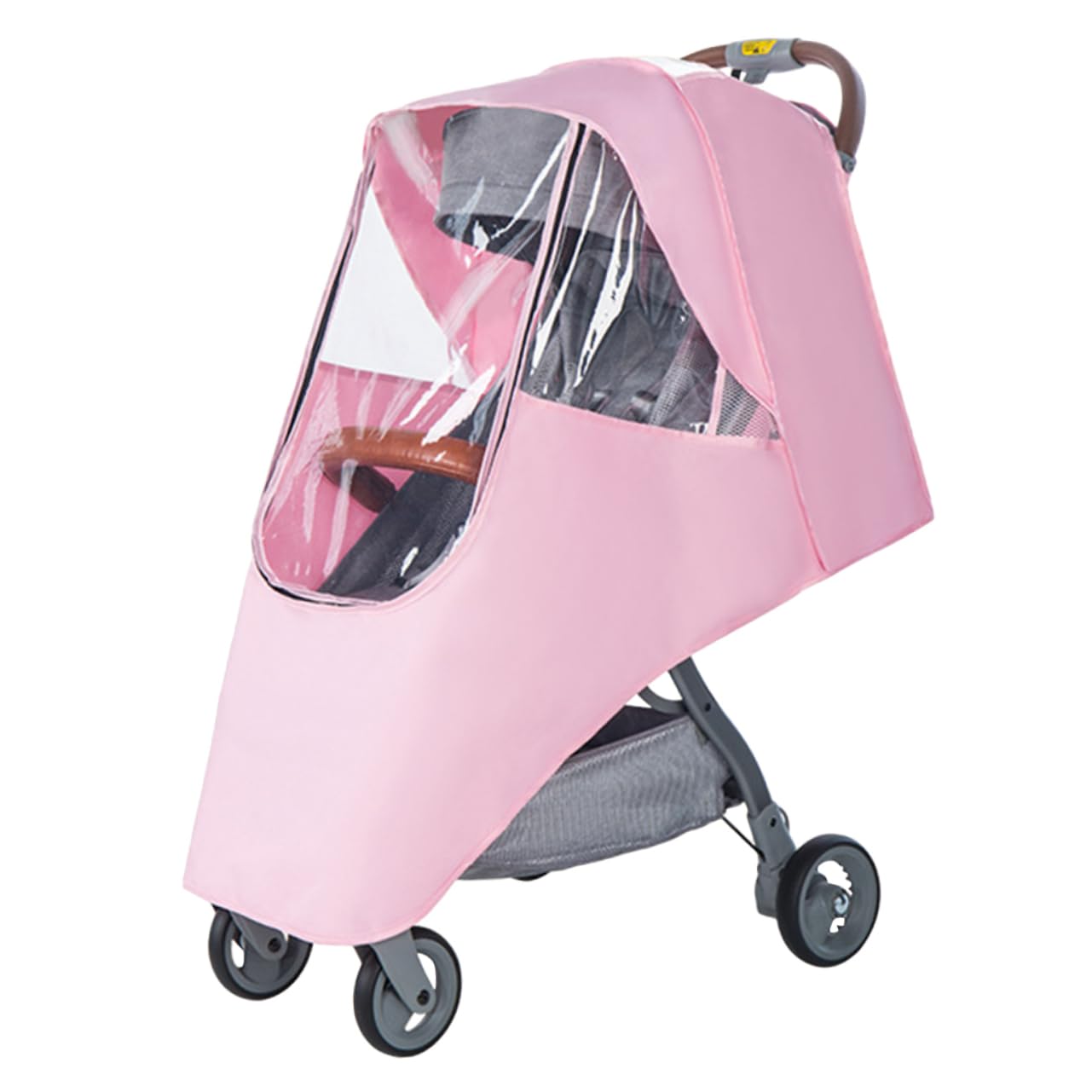 IWOWHERO Outdoor Stroller Rain Cover Windproof Stroller Cover Spittle-Proof Fits Standard