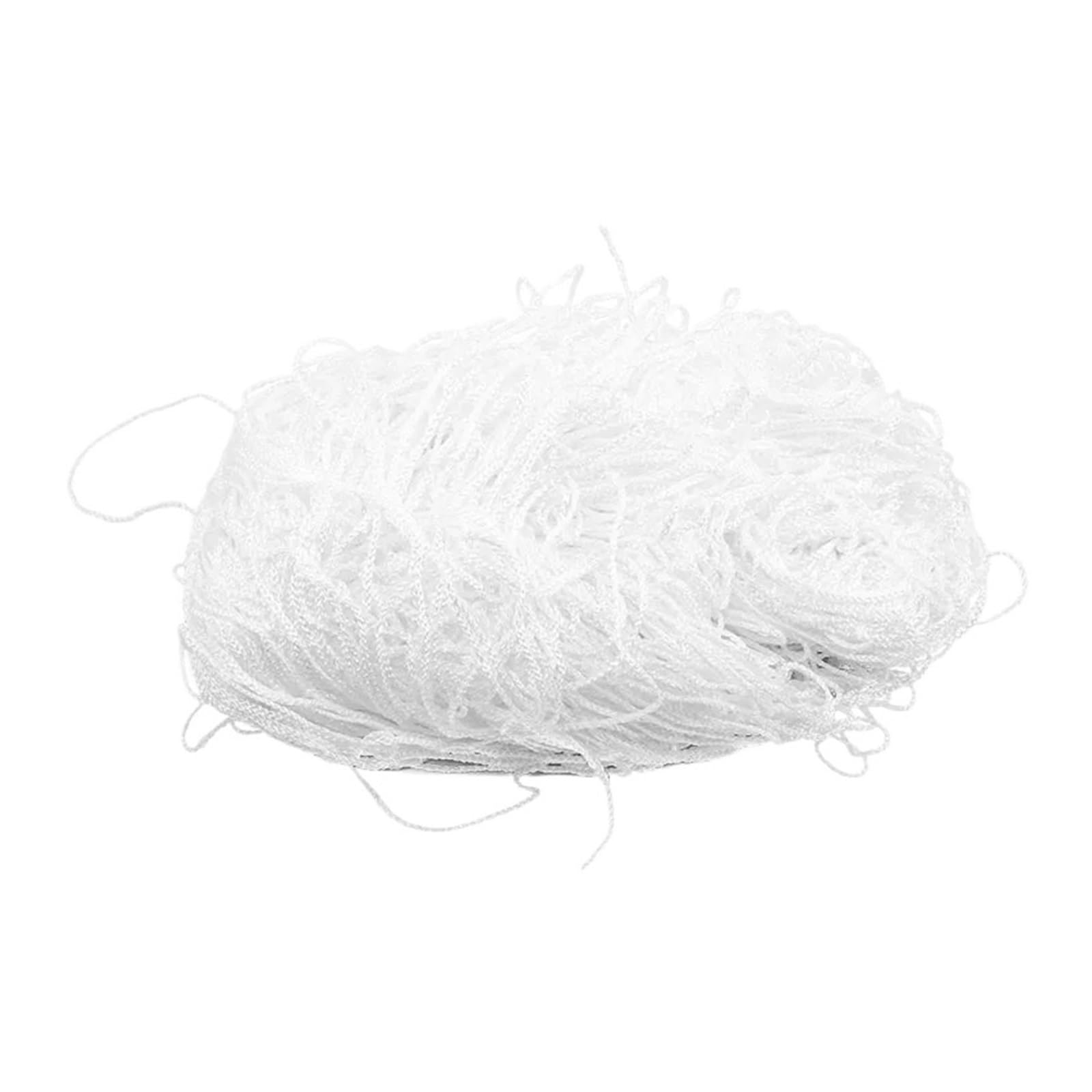 Fjoadnvm White Garden Netting Plant Climbing Net Mesh Loofah Netting For Morning Glory Vine Flowers Garden Plants Cucumber Grow Holder(1.35X2.7m)