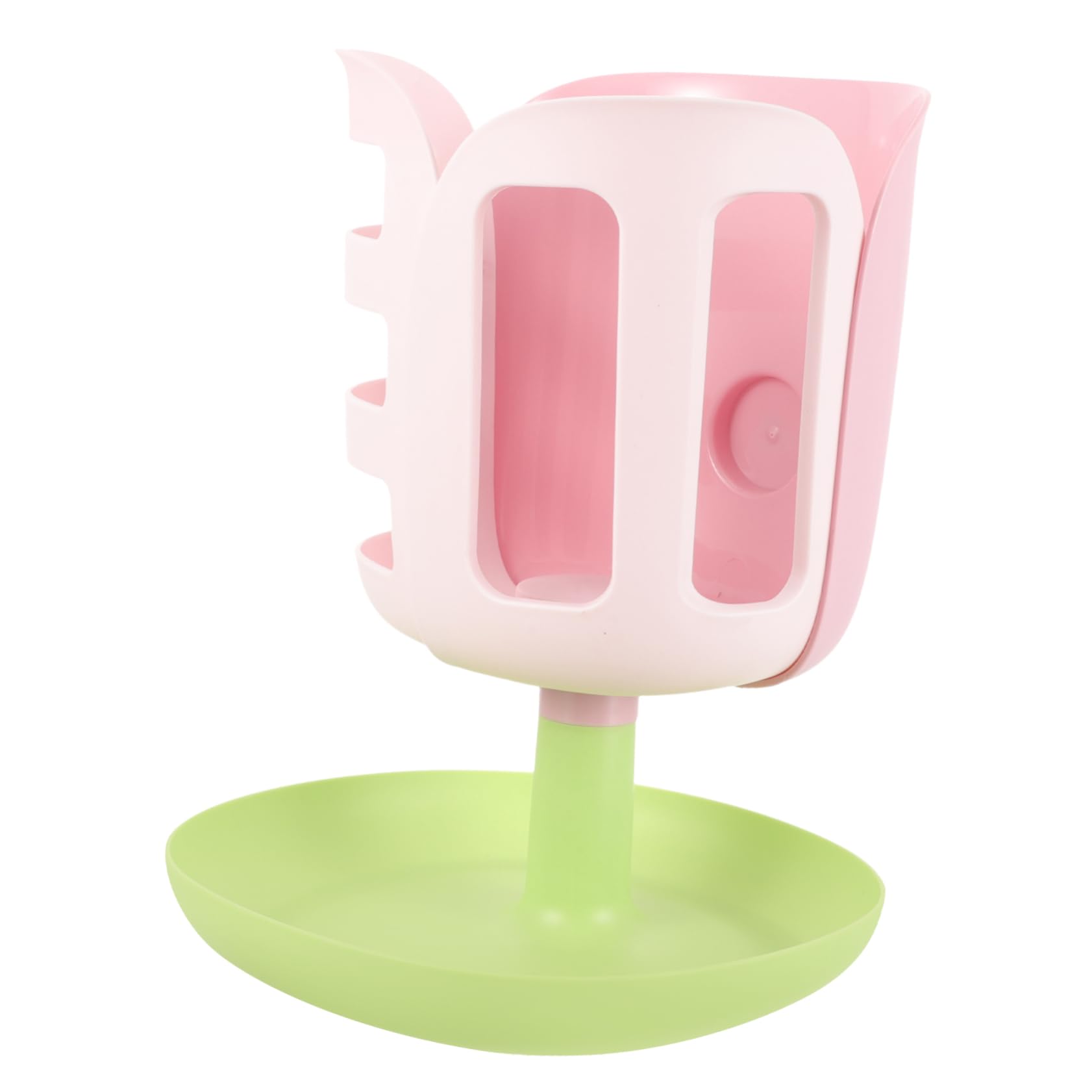 Support De Foin Forme De Tulipe pour Distributeur De Foin Antiwaste Râtelier De Rangement pour Rongeurs Accessoire Pratique pour De Compagnie