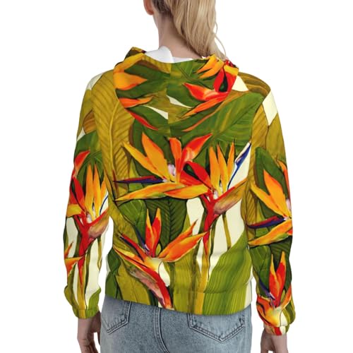 Sweat à capuche tropical oiseau de paradis pour rester stylée et au chaud cet automne - 4