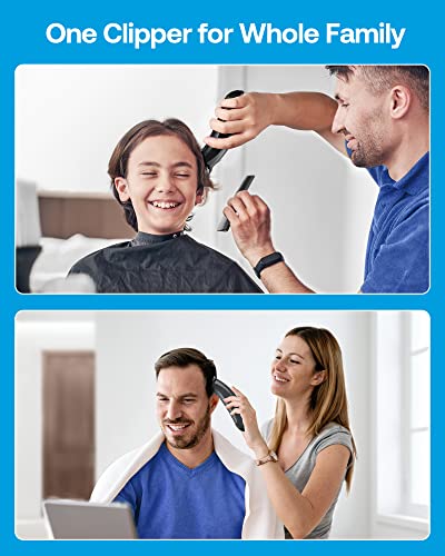 Glaker GL-HC2022 Hair Clippers For Men - Cordless 2 In 1 Versatile Hair Trimmer With Abs Guards, 2 Detachable Blades & Turbo Motor, Professional Haircutting Kits thumb #5