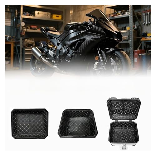 Forro interior de maletero para motocicletas con compartimento acolchado de 45L 2
