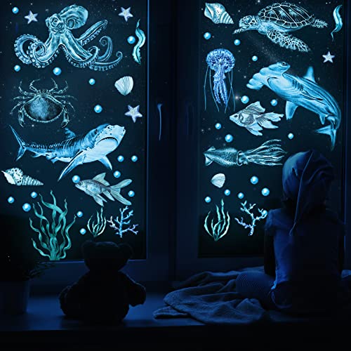 Vinilos Decorativos Glow in The Dark Ocean 4 piezas miniatura 6