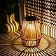 KagoLing Solar Laternen für Außen, 1 Stücke Solarlampen für Draußen im Böhmischen Stil mit LED-Glühbirne Hängend/Stehend Handgestrickte Solarlampen für Terrasse Garten Innenhof Balkon Deko weihnachten