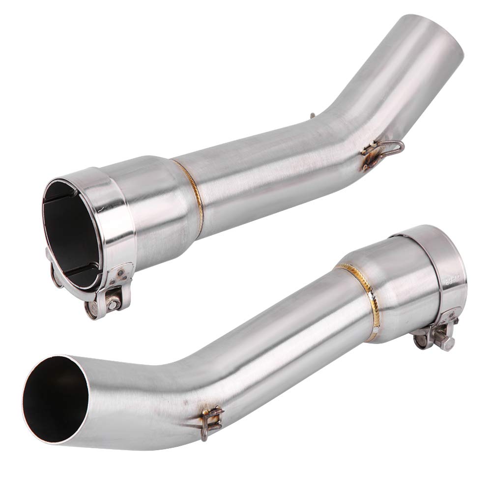 Moto Moto Tuyau D'échappement Slip On Racing Échappement Milieu Lien Tuyau Mi Tube Adaptateur Connecteur Remplacement pour FZ1 FZ1-N 2006-2015