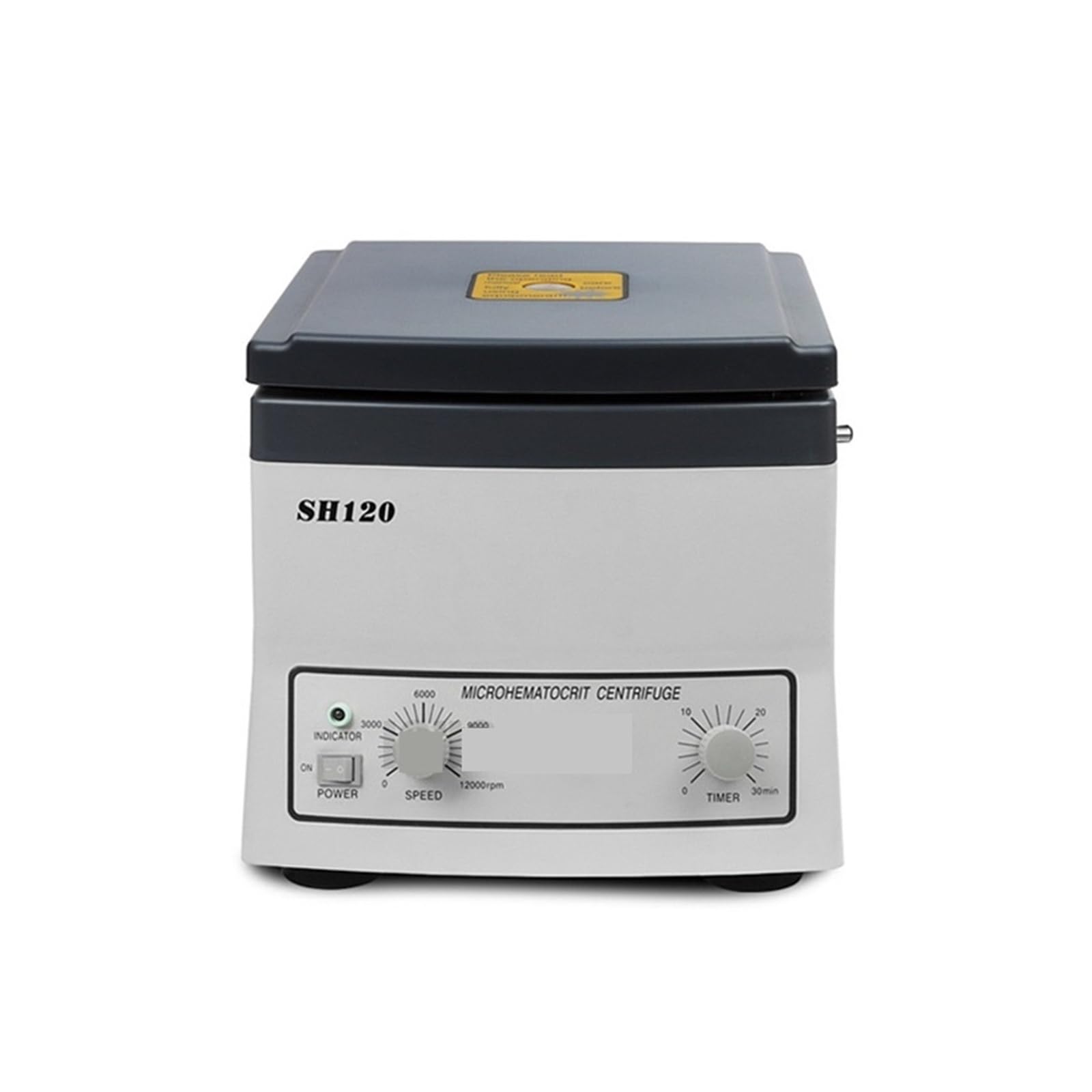 DIKKAC SH120 Tabletop Micro Haematocrit School Laboratory Blood PRP Centrifuge Machine 15300xg With 24 Tubes Capillary Centrifuga