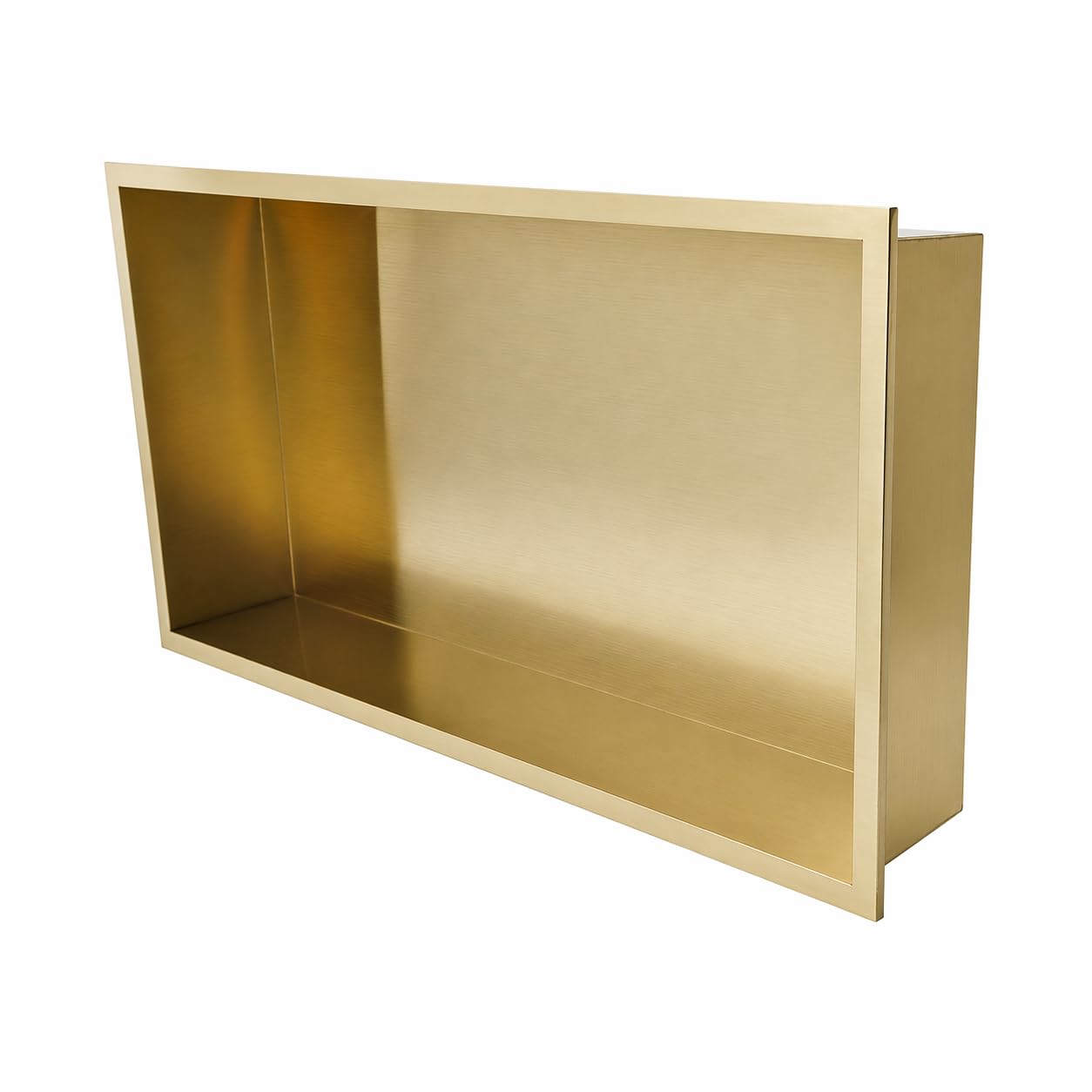 Hornacina Ducha Empotrable Horizontal 63x33 cm Acero Inoxidable S.304 Nicho Baño Pared | Estante Ducha Grande Integrado Anticorrosión Nicho de Ducha Empotrable | MEDIMEX Pacific