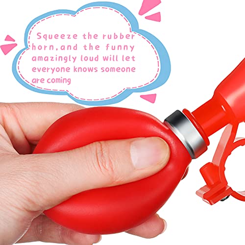 Hestya HESTYA-HORNS-VTG380 3 Pieces Kids Bike Horn Air Squeeze Honking Horns Plastic Bicycle Horn Scooter Horn thumb #3
