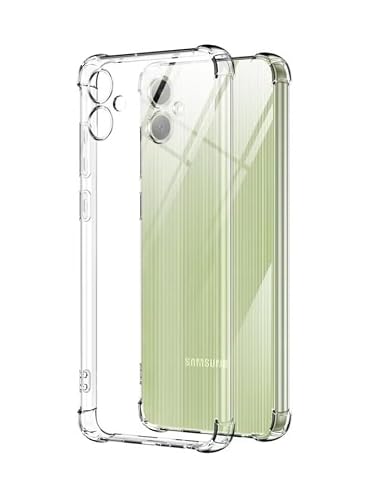 URBBKING Clear Case for Samsung Galaxy A07 5G Clear TPU Four Corners Protection Cover Transparent Soft funda, Anti-Falling Shockproof Protective Cover, Transparent