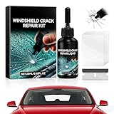 NOBEYSTON Windshield Chip Repair Kit, Car Windshield Crack Repair Kit, Glass Repair Liquid for Cracks, Rock Chip Repair Kit for Fix Windows, Mirrors, Glasses, All Crack Types Y/MA