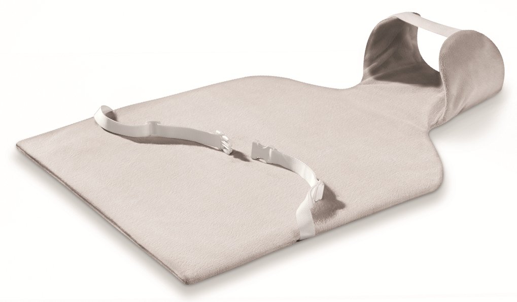 Beurer HKM 500 Termoforo cervicale e dorsale, cuscino termico elettronico per collo e spalle, LED, 62 x 42 cm, lavabile, bianco