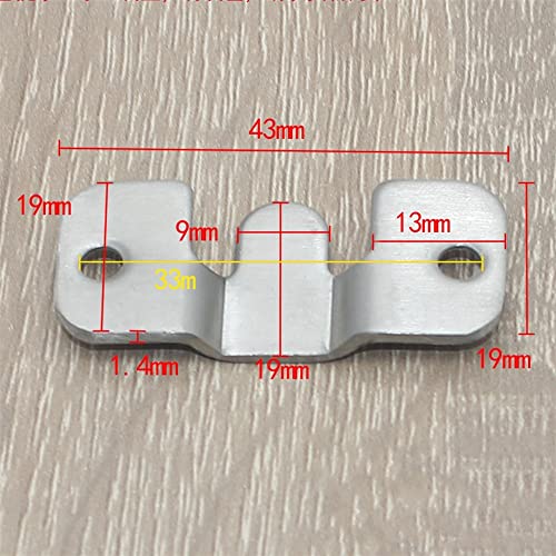 Image of 5Pairs Photo Frame Hook，Interlocking Flush Mount Bracket Picture Hanger，Stainless Steel Picture Hanging Hooks， Heavy Duty Mirror Hanging Buckle Furniture Connector Headboard Wall Mounting Hardw