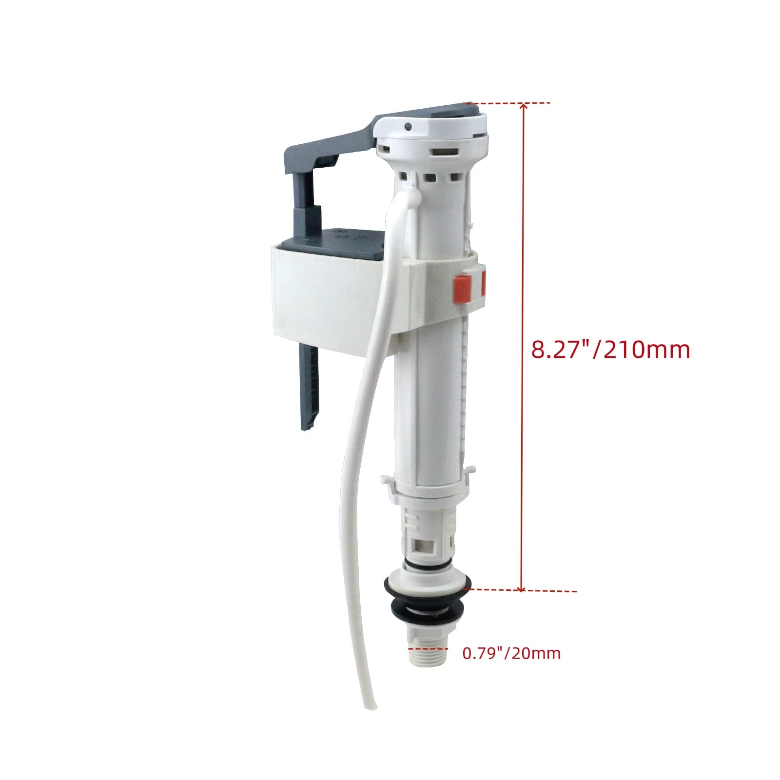 Valvola di scarico doppia con pulsante Kit di riparazione WC a doppio filo, tipo 3