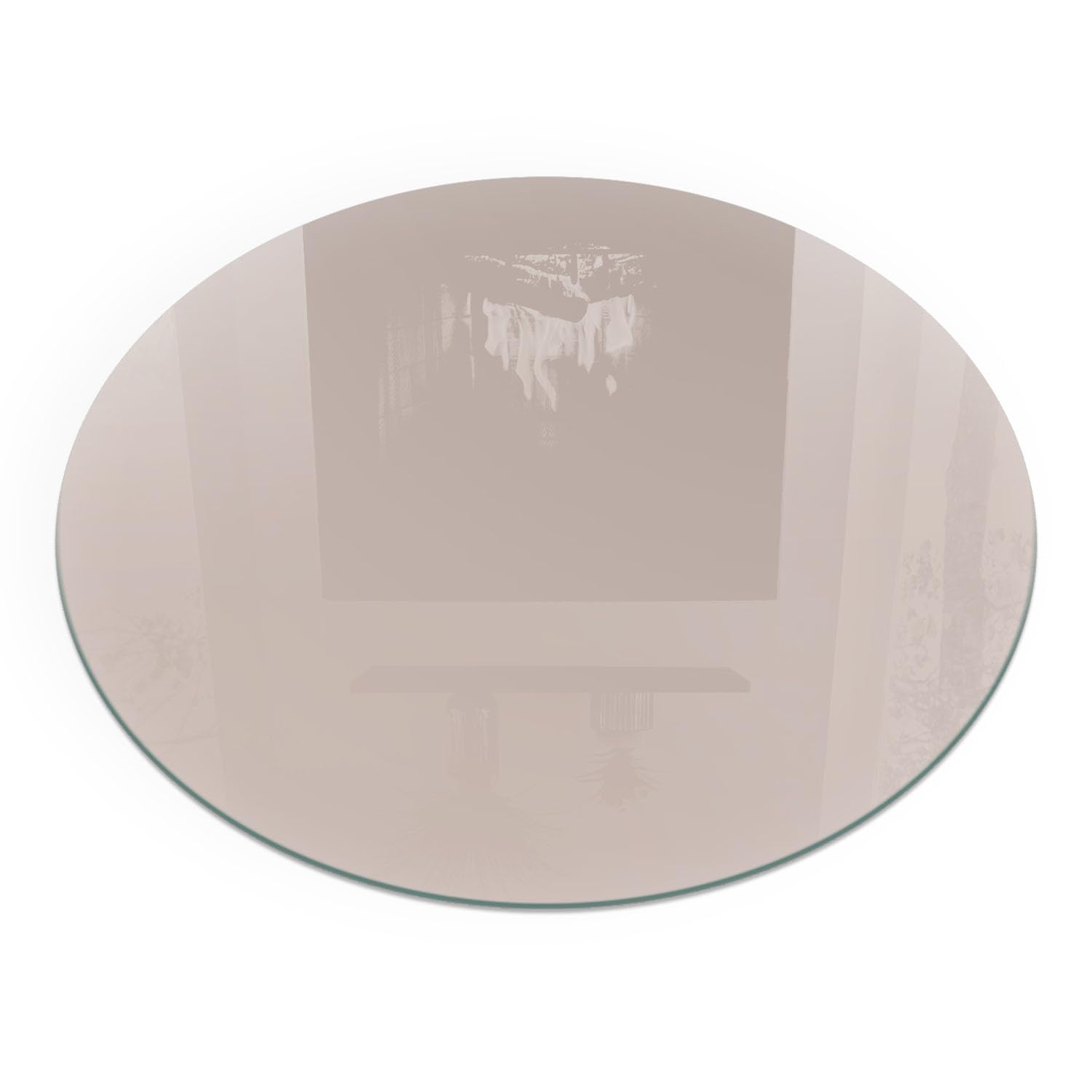 Plaque de sol de cheminée 80cm protection thermique en verre résistant