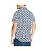 Nautica Men's Navtech Trim Fit Printed Short-Sleeve Shirt, Estate Blue