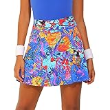 Dona Jo Ultimate Women Skirt/Skort - A-line Tennis Skirt w/Shorts & Pockets for Sports & Active Wear Clothing
