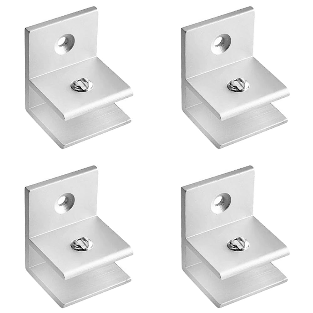 4 Pcs Glass Panel Bracket Clamps