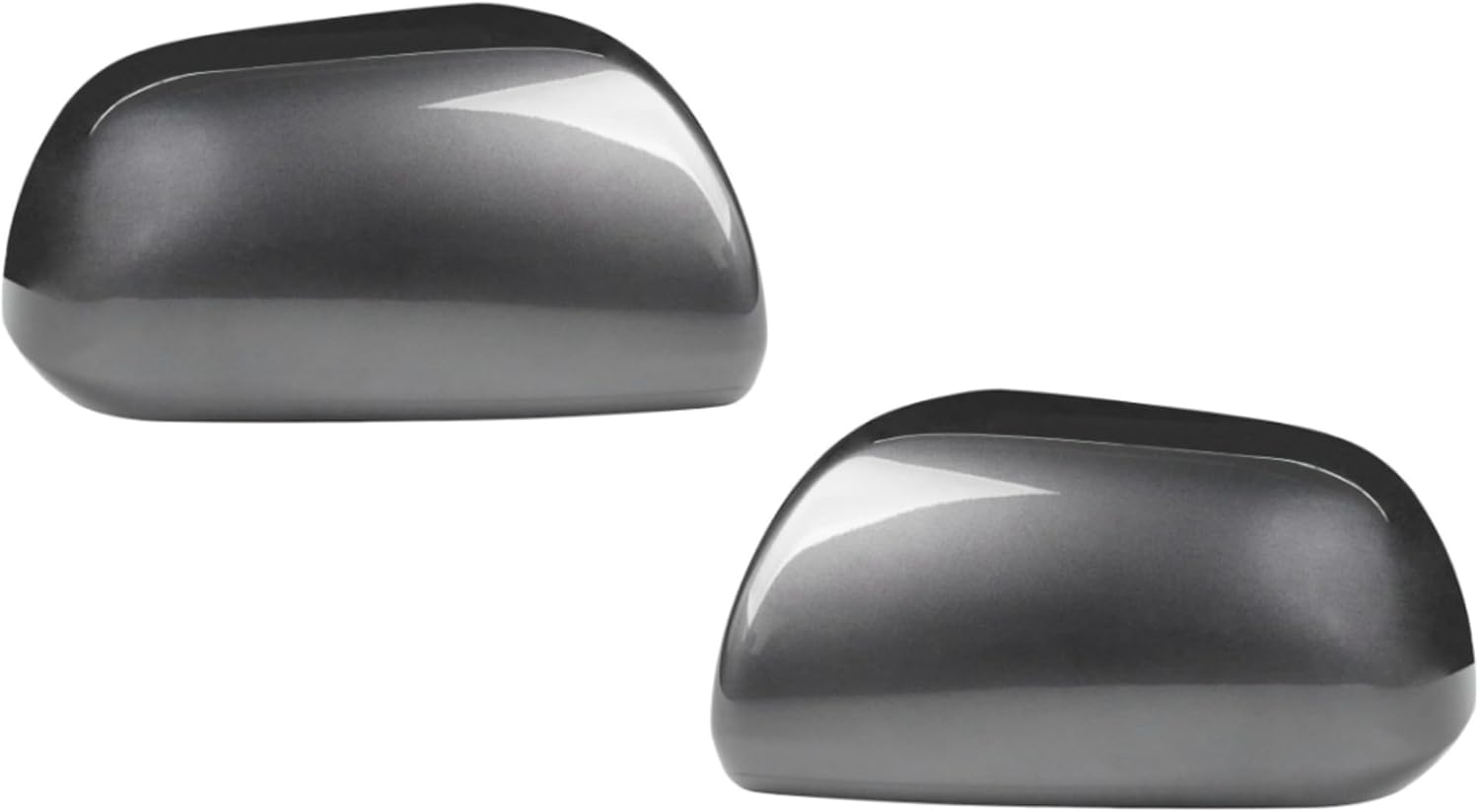 Mirror Cap Cover Compatible with 2012-2020 Toyota Sienna, A Pair Side Door Rearview Mirror Cover Without Turn Signal Light for Sienna 87945-08021-B1，87915-08021-B1 (GRAY)