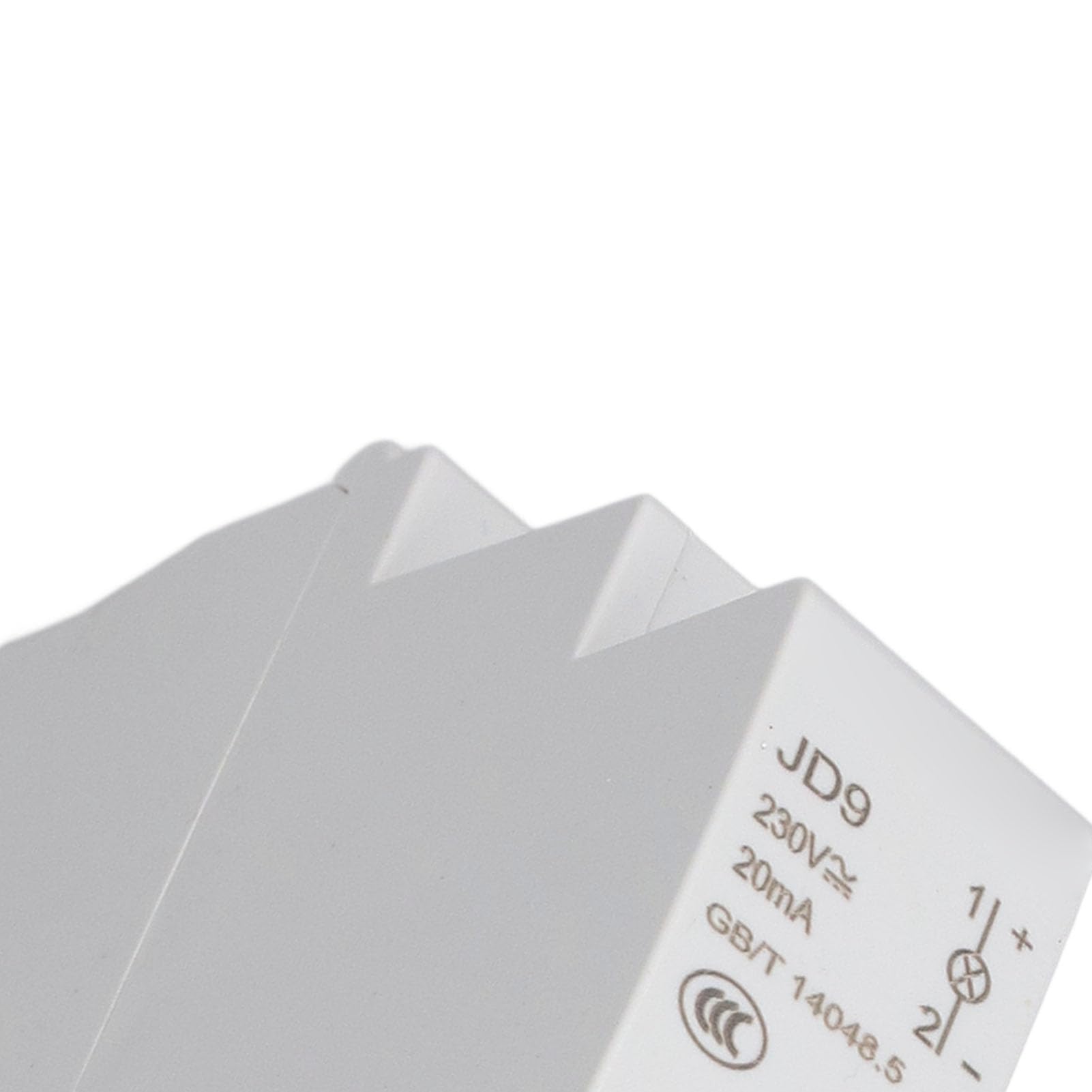 Annadue Indicatore LED su Guida DIN, Lampada di Segnalazione a Guida per Scatola di Distribuzione, Spia di Stato del Circuito CA/CC 230 V (GREEN)
