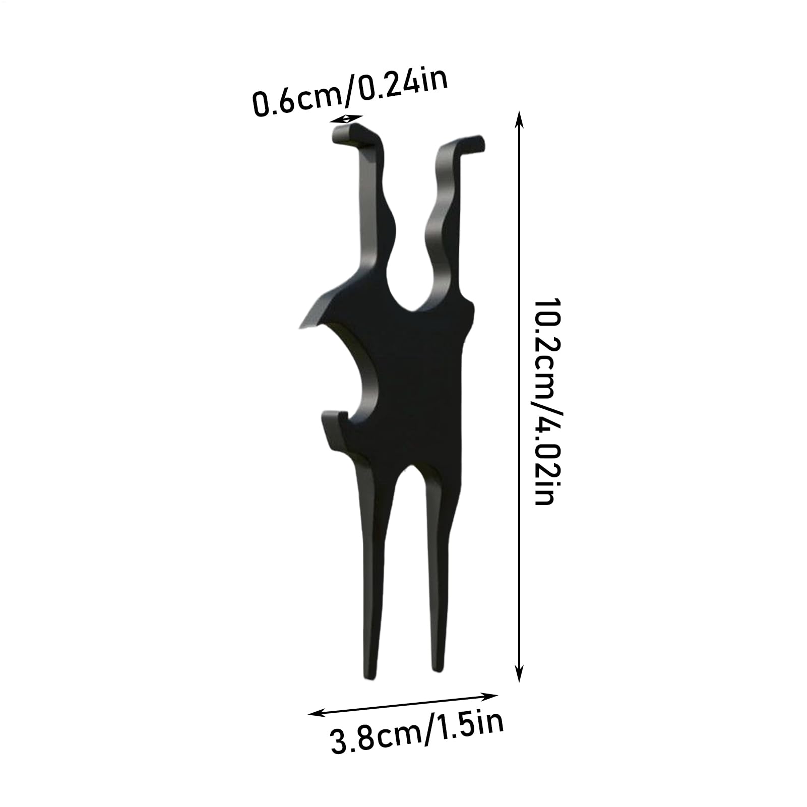 Outil de divot de golf, outil de golf Gimme, fusil de chasse à bière et outil de divot, 2 en 1 Golf E ssential, marqueur de balle magnétique inclus, 10,2 x 3,8 x 0,6 cm, pour jeux de plein