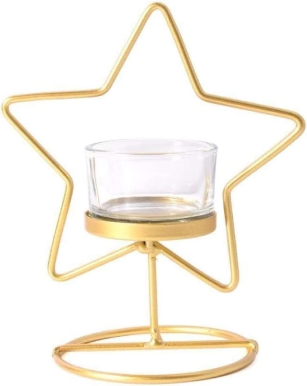 Candle Holder Christmas Tree Iron Candle Stick Holders Ornaments Candlelight Creative Dinner Wedding Party Table Decor Tea Light Desktop Decoration (Color : A)