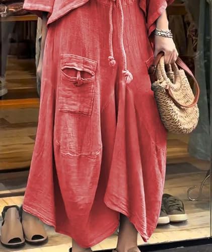 SOMTHRON Women's 2 Piece Outfits Casual Skirt Sets Long Sleeve Crop Tops Irregular Midi Skirts Matching Outfits4