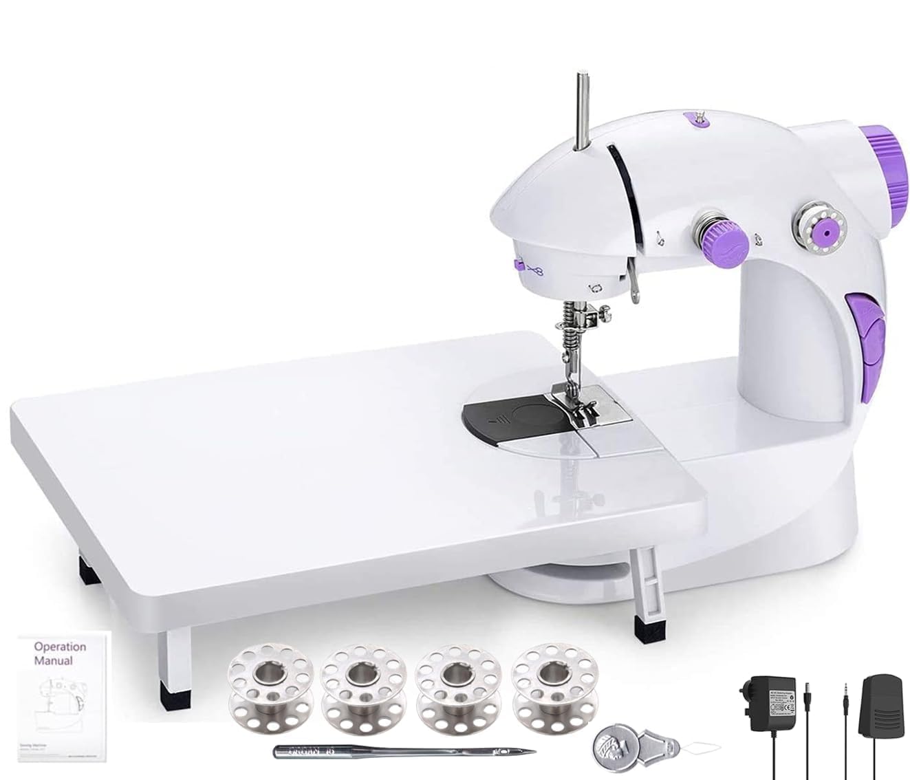 Advance Sewing Machine Electric With Table Set I Mini Silai Machine With Focus Light, Foot Pedal And Adapter I Stitching Machine For Home Tailoring-image-47