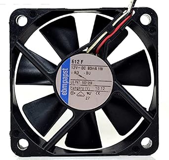 612F 12V 83mA 1W 6015 مروحة تبريد لسطح المكتب