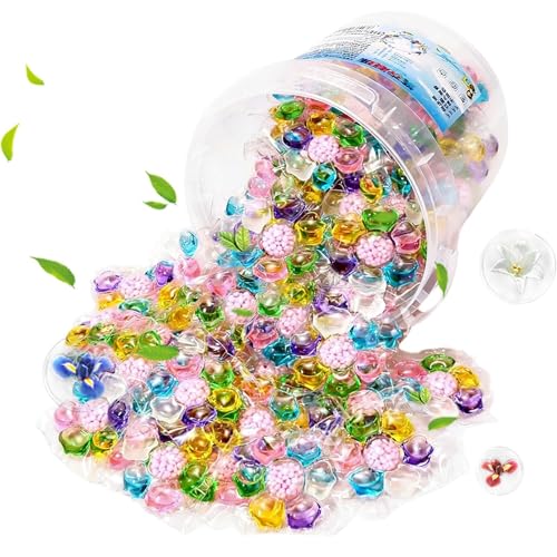 Cápsulas de jabón para ropa sucia, 100 cápsulas de lavado, paquetes de detergente perfumado, limpiador concentrado de telas, removedor de manchas de alta eficiencia, solución de lavado de ropa y