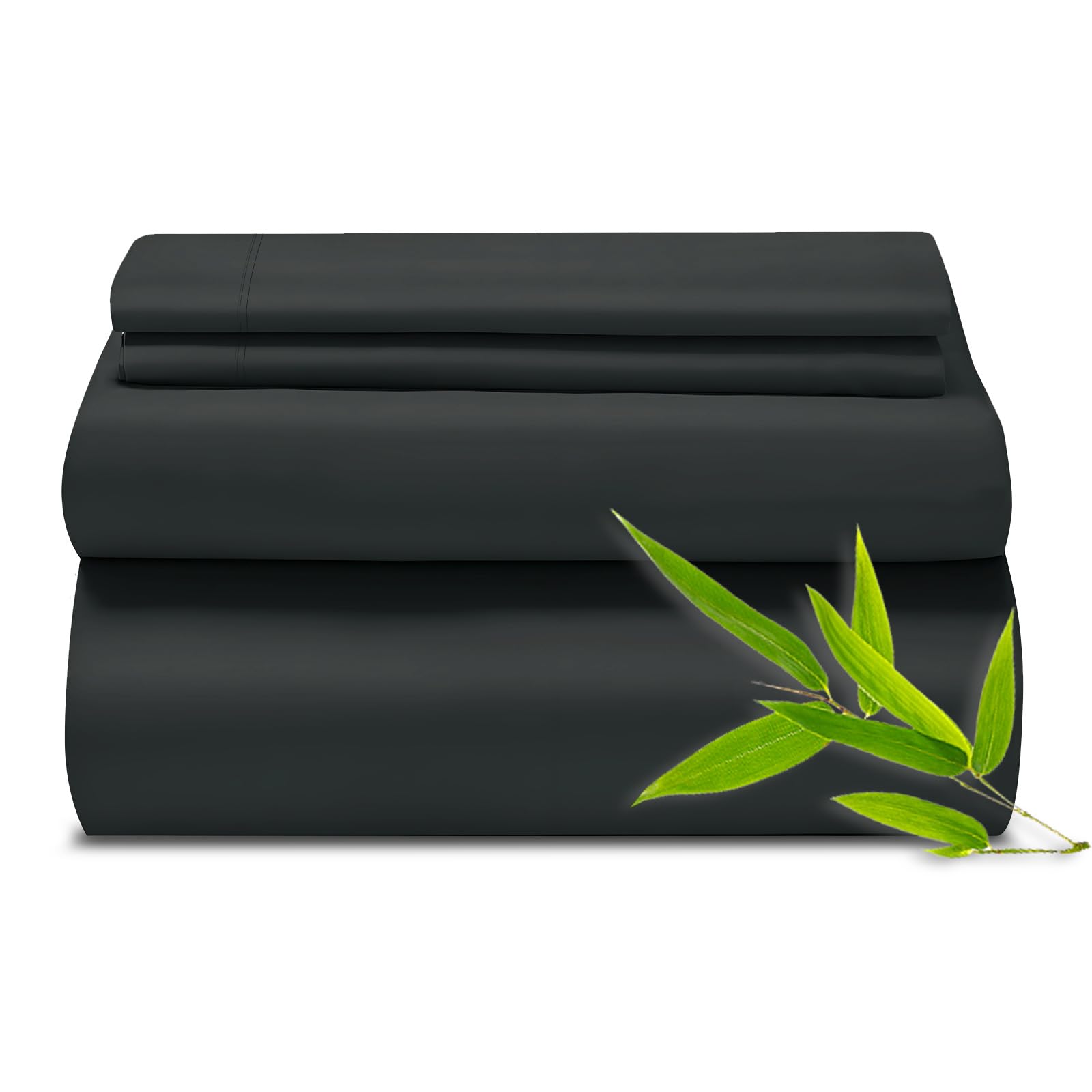 EaseHome King Cooling Sheets, Rayon Derived from Bamboo, Deep Pocket Up to 16
