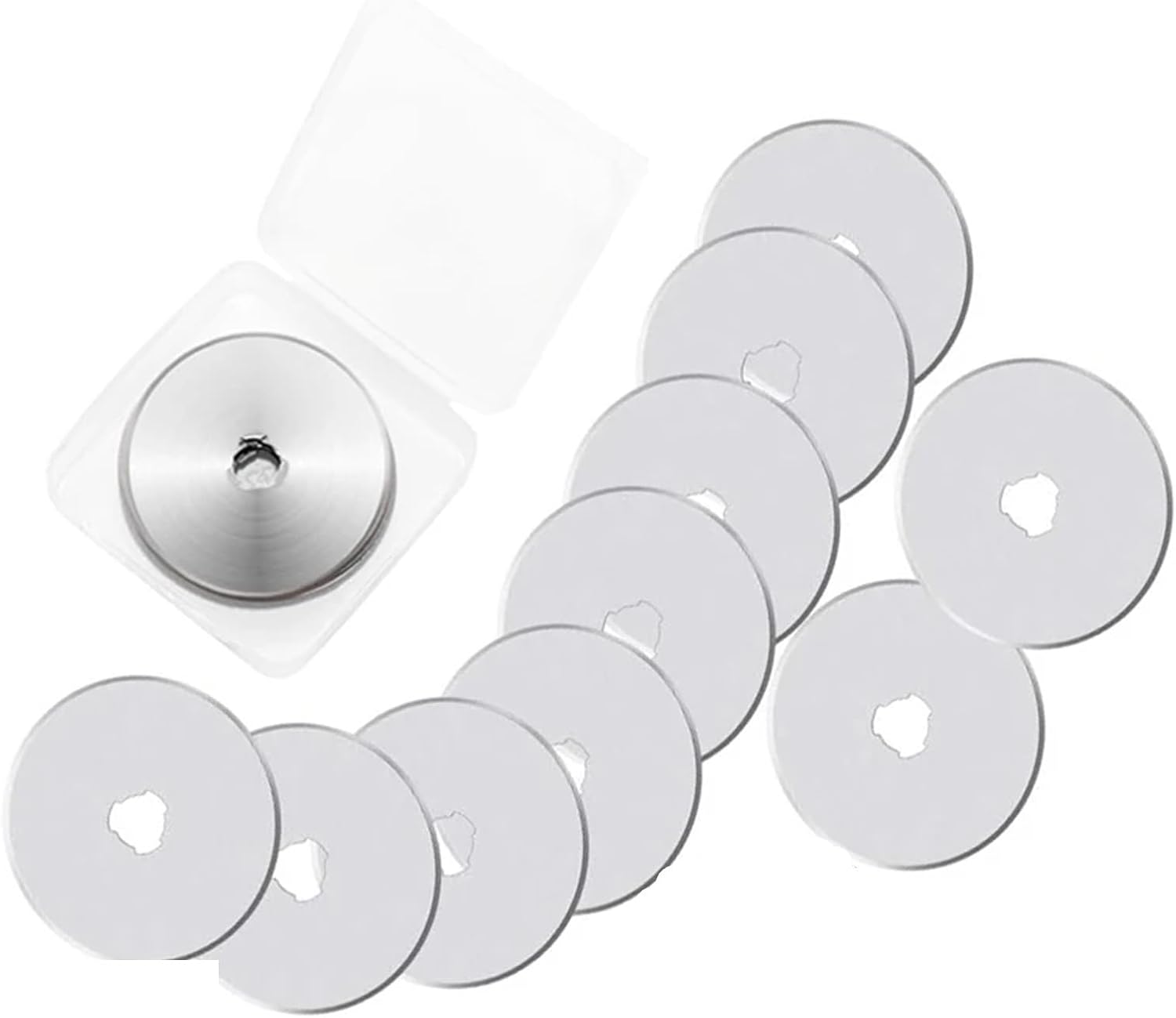 Quilting Rotary Cutter Blades 40 Pcs Rotary Cutter Blades Compatible with Olfa(28mm)