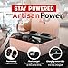 Artisan Power Double Charger and Two Replacement Batteries | Best for Andis PowerGroom AGR+ and BGR+ Series Clippers | NiMH Rechargeable Battery Pack | 2100 mAh - 27% Higher Than The OEM Batteries