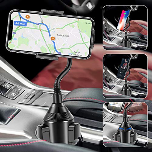 image for LEXSO Cup Holder Phone Mount Universal Adjustable Car Phone Holder Mou