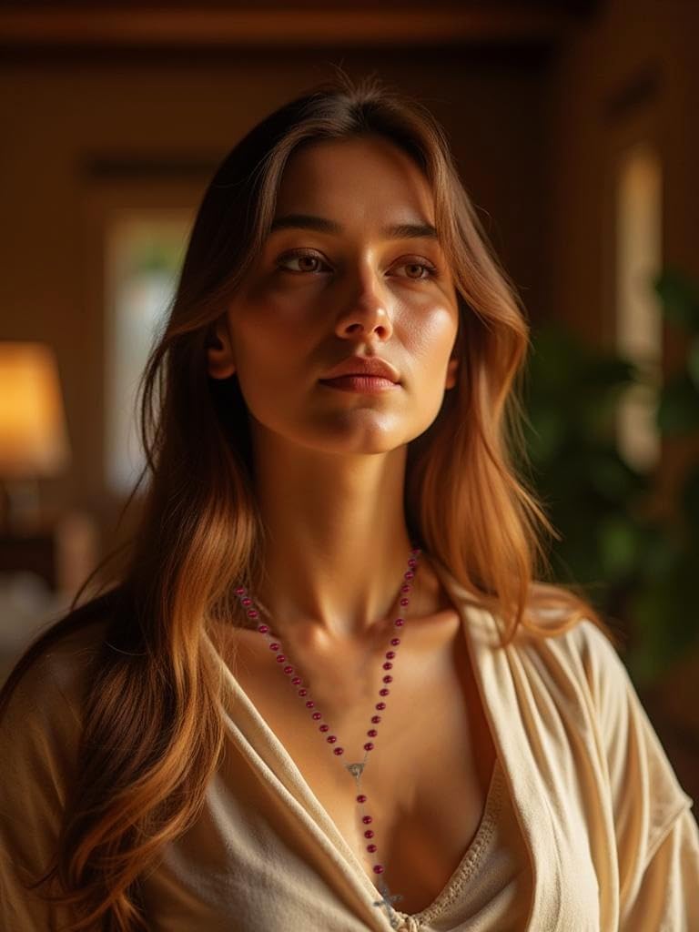 First Communion Rosarys for Girls and Boys, RosaryBeads Catholic for Men, Women, Rosary Necklace as Gifts for Mother, Grandmother, Elders - Image 6