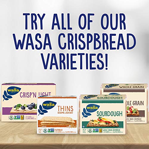 Wasa Gluten Free Sesame & Sea Salt Crispbread, 6.1 Oz (Pack Of 10) #TOP5