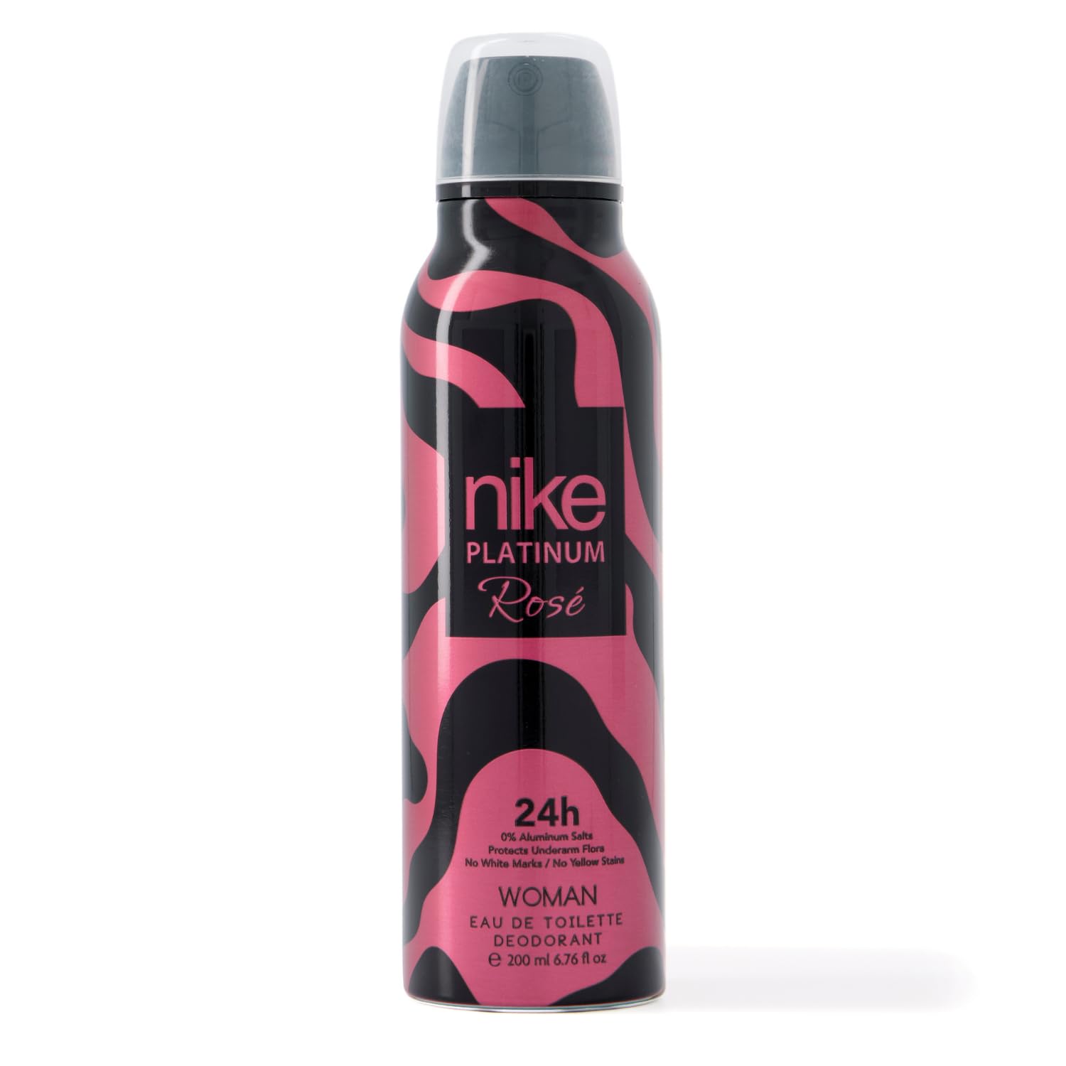 NIKE - Platinum Rosé Woman Pack de 3 x 200 ml, Desodorante Mujer Spray, Desodorante Antimanchas para Todo Tipo de Piel, 0% Sales de Aluminio, de Larga Duración, Fragancia Frutal Amaderada