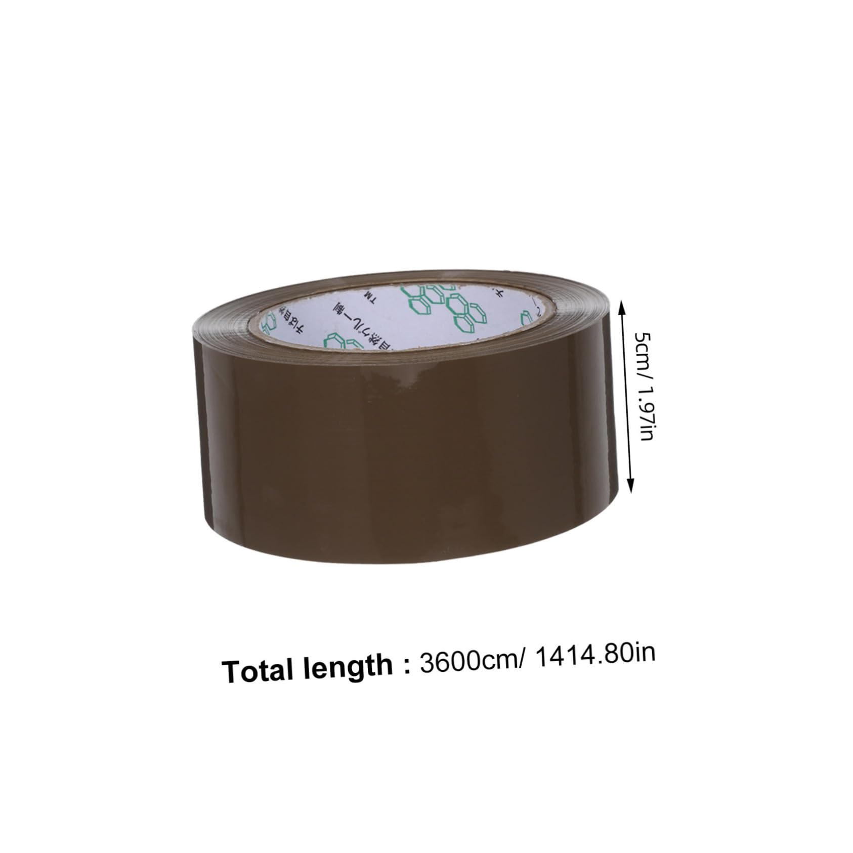 5 Rollen Packband Starkes Verpackungsklebeband Braun Robustes Dichtungsband für Umzug Versand Industrie Büro und Haushalt Vielseitig Einsetzbar und Reißfest