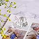 HDCRYSTALGIFTS 7,1 cm Kristall-Nilpferd-Figuren, Sammlerstücke, Geschenk für Mutter von Tochter, Kunstglas, Nilpferd, Statue, Tier, Briefbeschwerer, Ornament für Tisch, Heimdekoration
