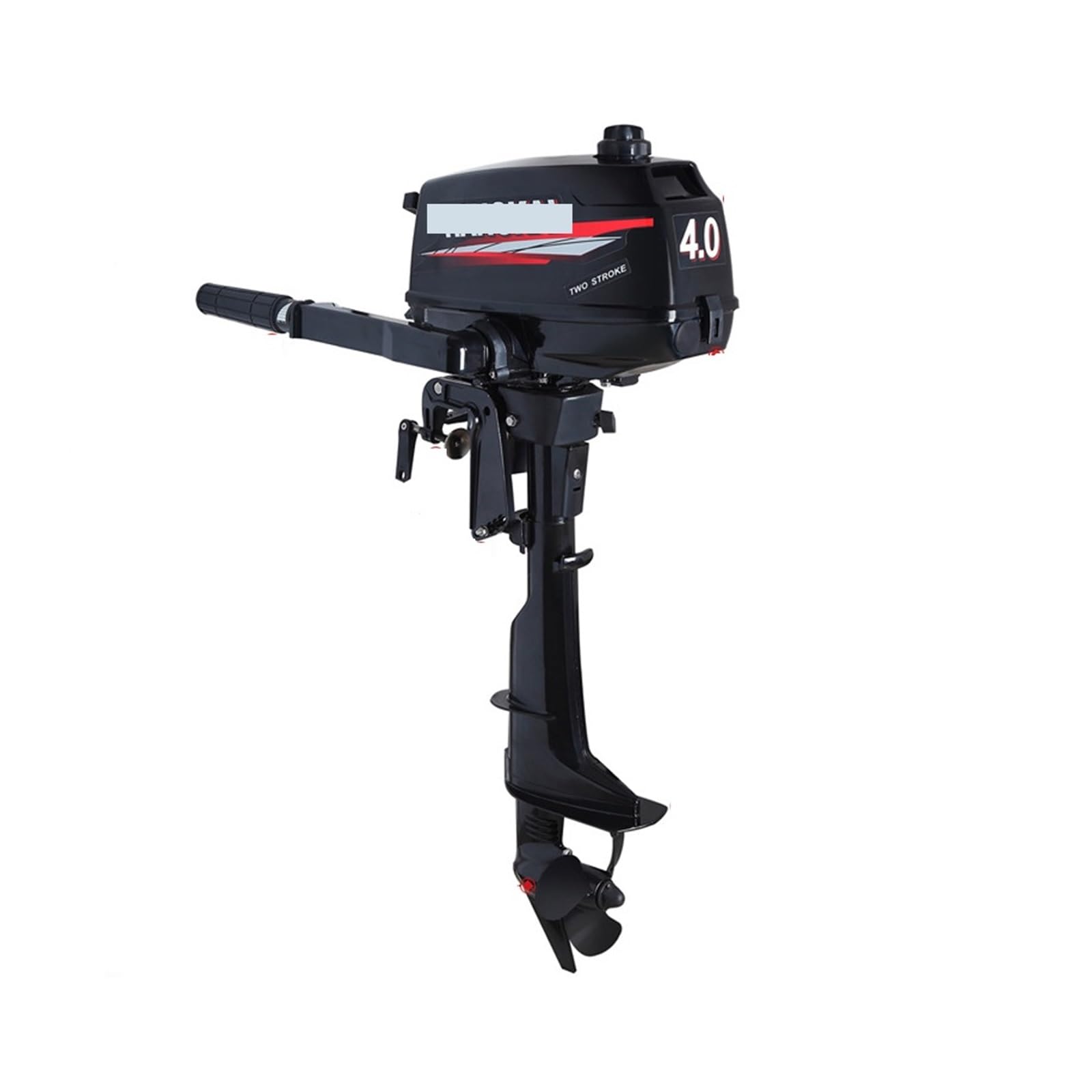 CVFRDD Boat Motor, 4horsepower Petrol Motor, Boat Gasoline Engine, For The 2.6M-3.6M Outboard, Marine Propeller