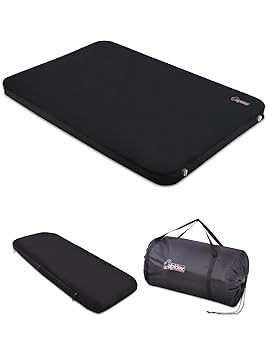 インフレーターマット　キャンプ　エアーマット インフレータブル式マット 8cm WAQ 車中泊 キャンプ用