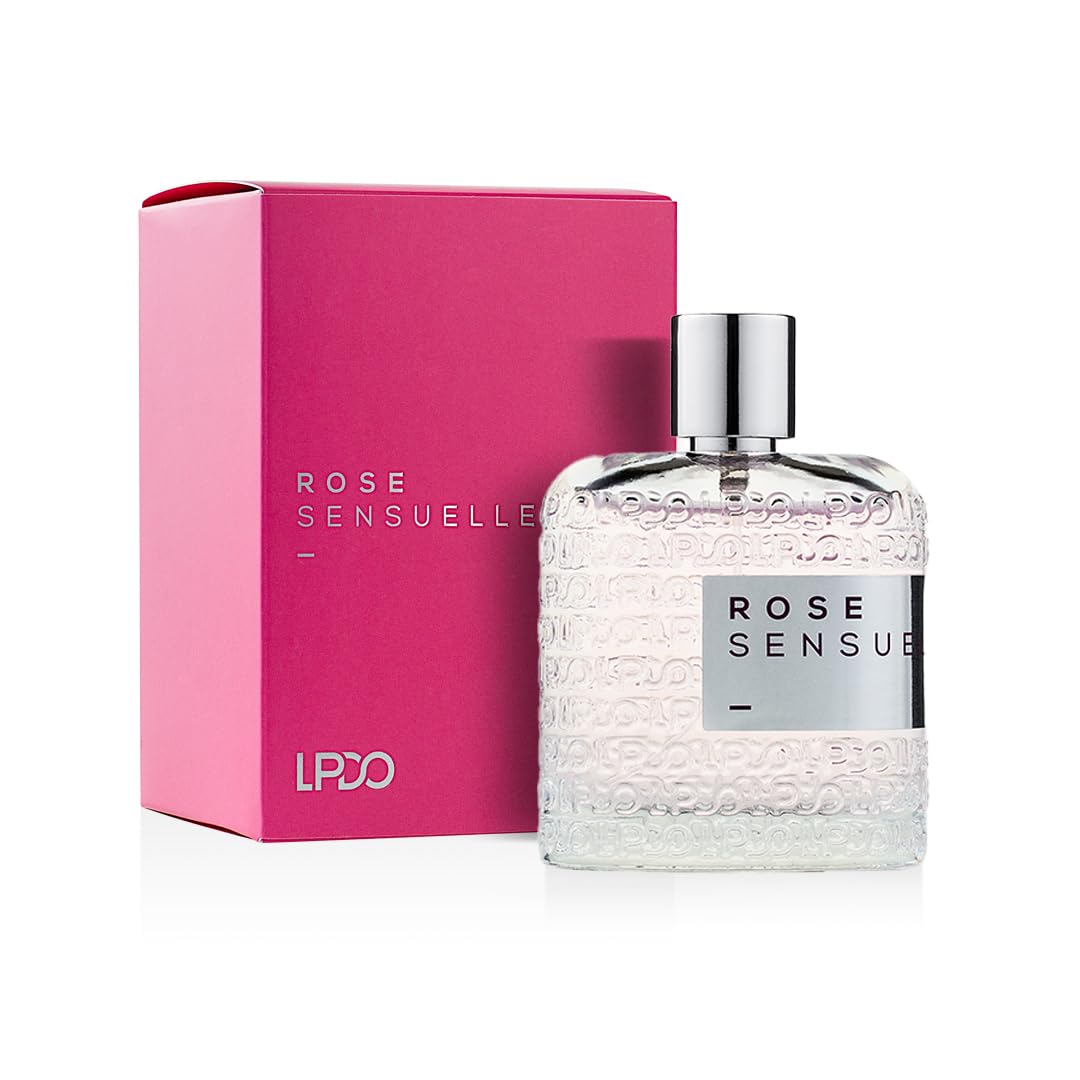 Rose Sensuelle EDP Unisex 30ml Perfume - Seductive Fragrance of Pure Roses Harmonized by White Musk - Sensual Base Notes of Amber & Jasmine - Delicate & Energizing Scent - Made in Italy