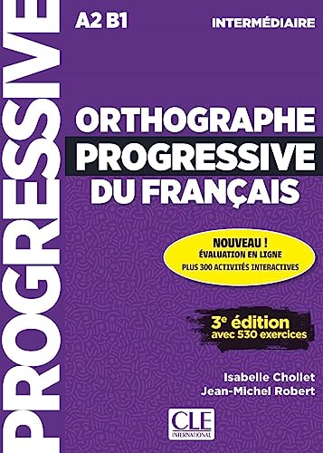 Orthographe progressif inter. 3e.éd. + appli + CD
