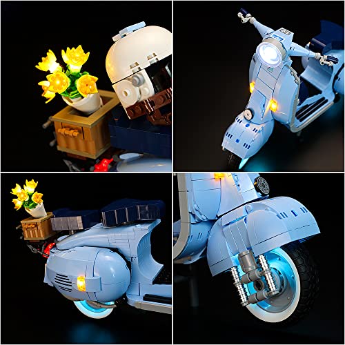 YYDIY Beleuchtung Licht Set für Lego Vespa 125 , Beleuchtung für Lego 10298 (NUR Licht, Nicht Enthalten Modell) (Classic… – Bild 6