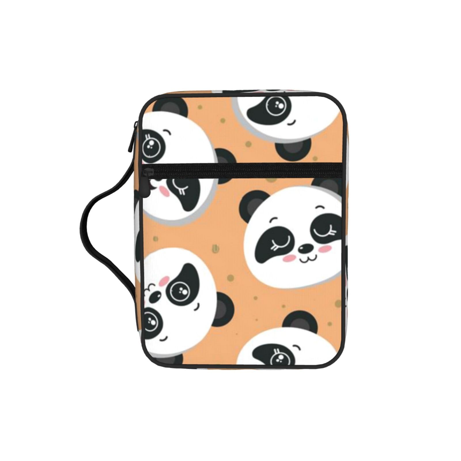 Panda Bible Cover Case Waterproof Bible Bag With Handle Organizer Storage Book Cover For Bible Study