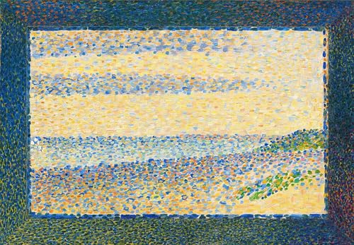 Impression d'art Marine Gravelines Seurat, toile premium PSVDCTOO 60x90cm haute définition