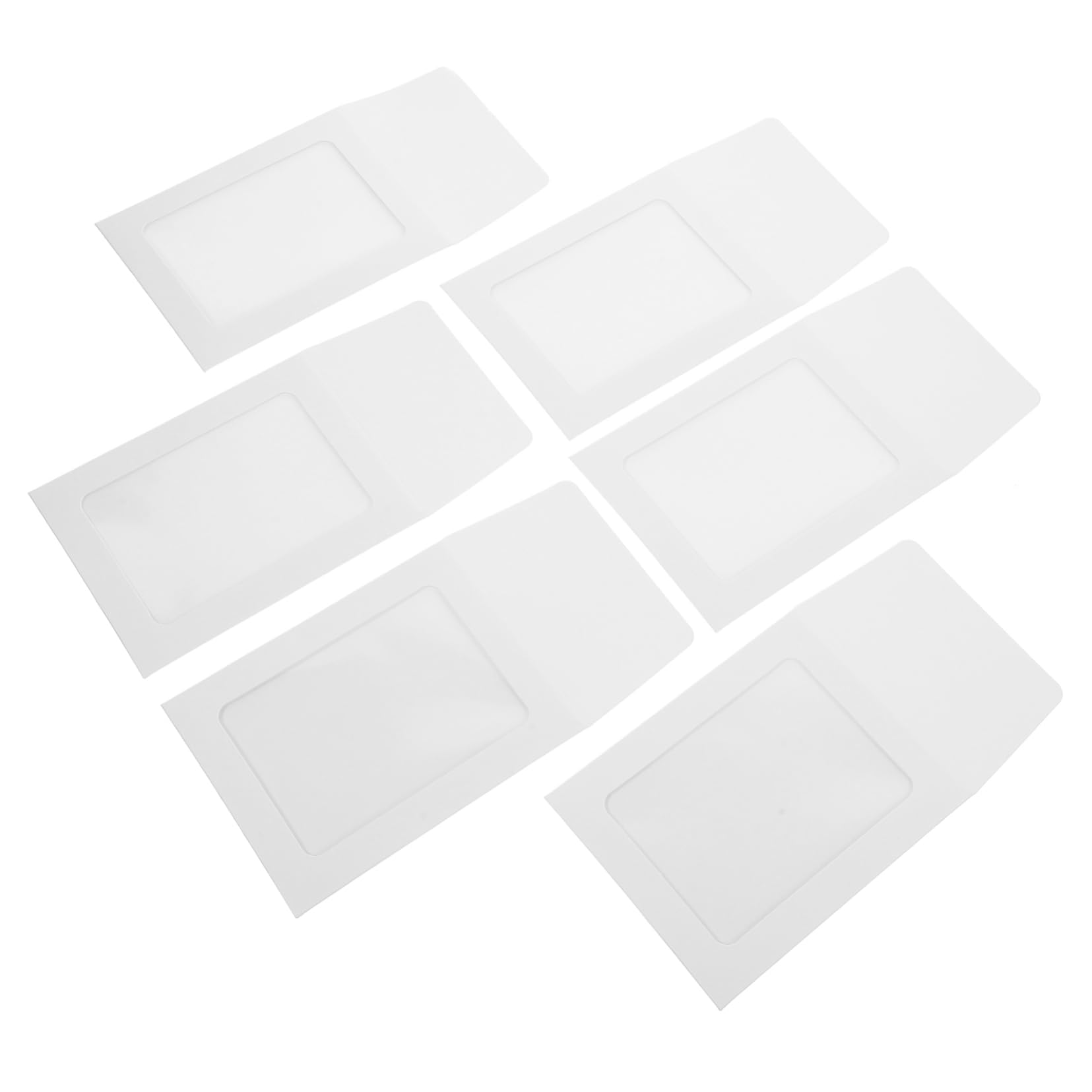 Operitacx 100 Pz Portacarte Color Macaron Custodie Per Carte Collezionabili Standard Copertine Delle Copertine Per Antigraffio Display e Carta Kraft Bianca